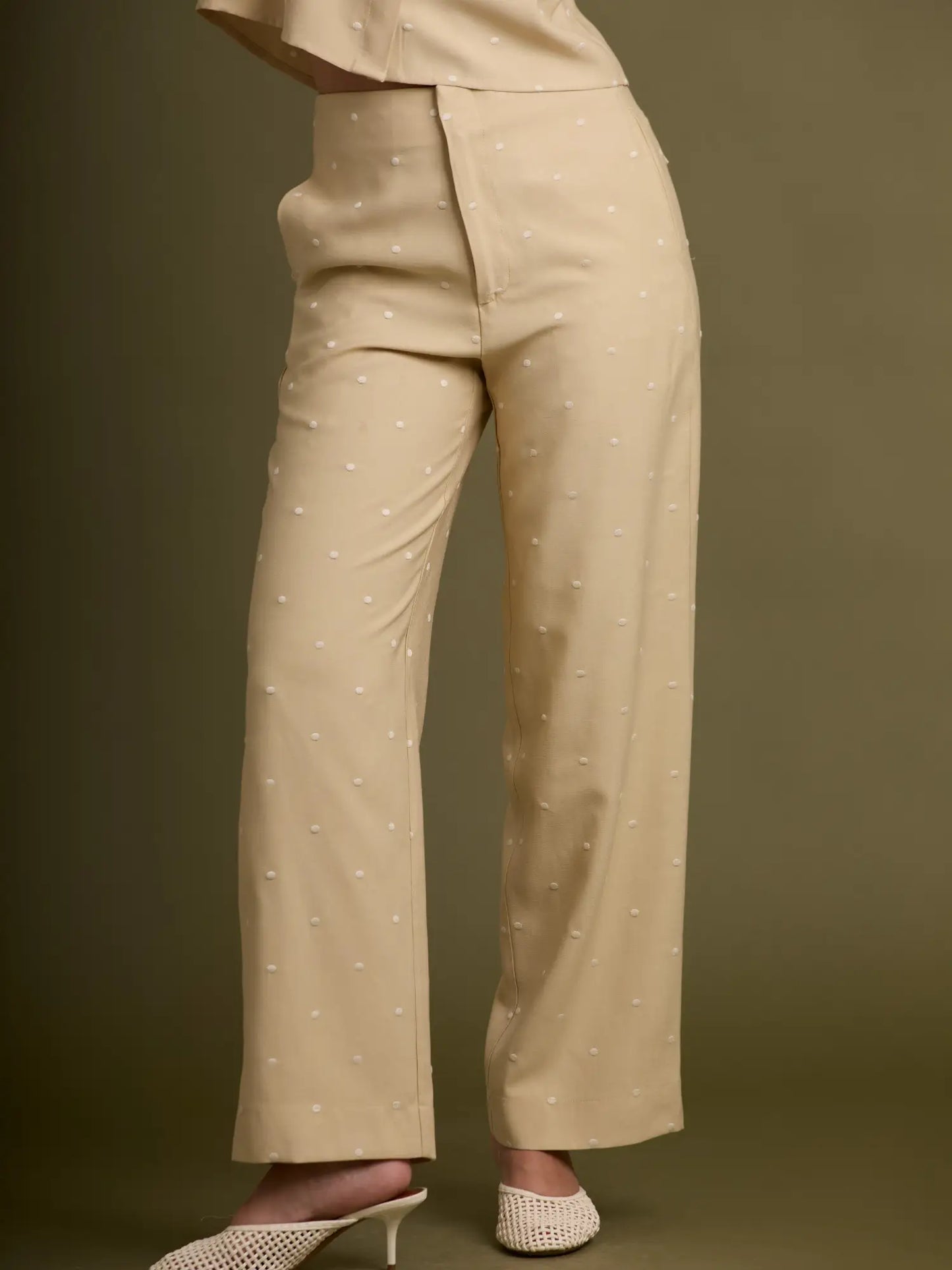Pantalon Largo Guizio Beige