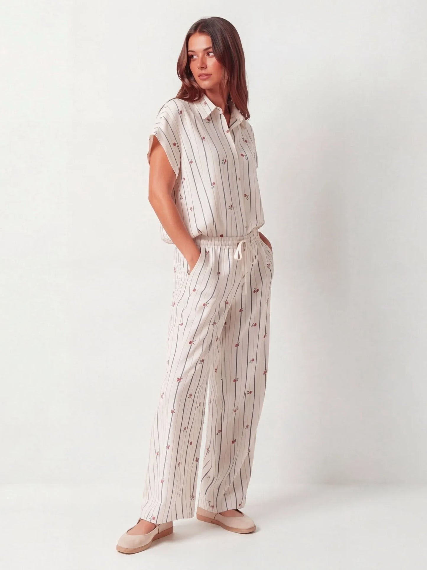 Pantalon Largo Moldavia Natural