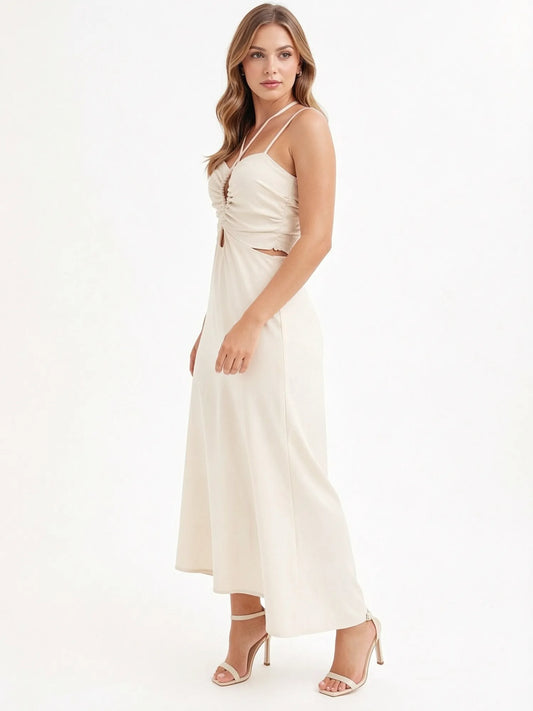 Vestido Largo Bellina Sand