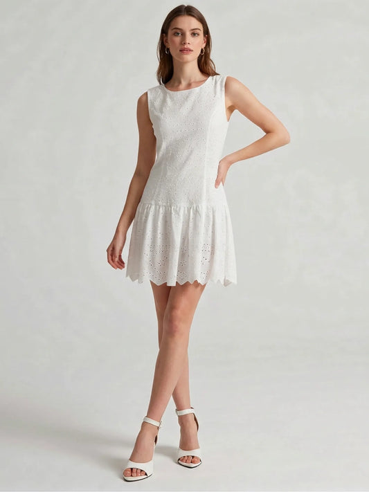 Vestido Corto Nadu Blanco