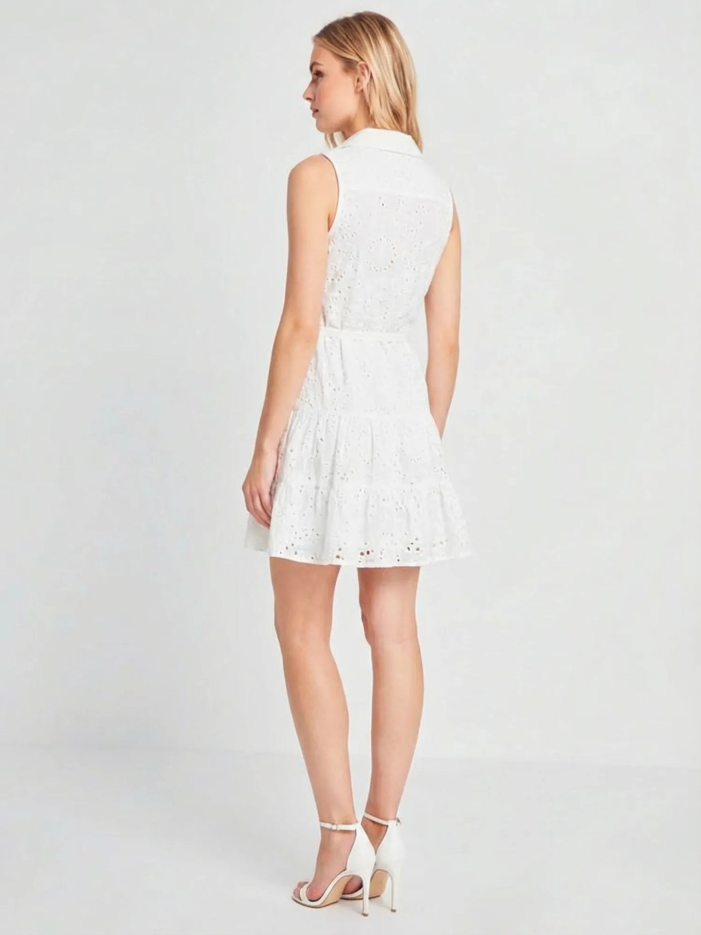 Vestido Corto Leena Blanco