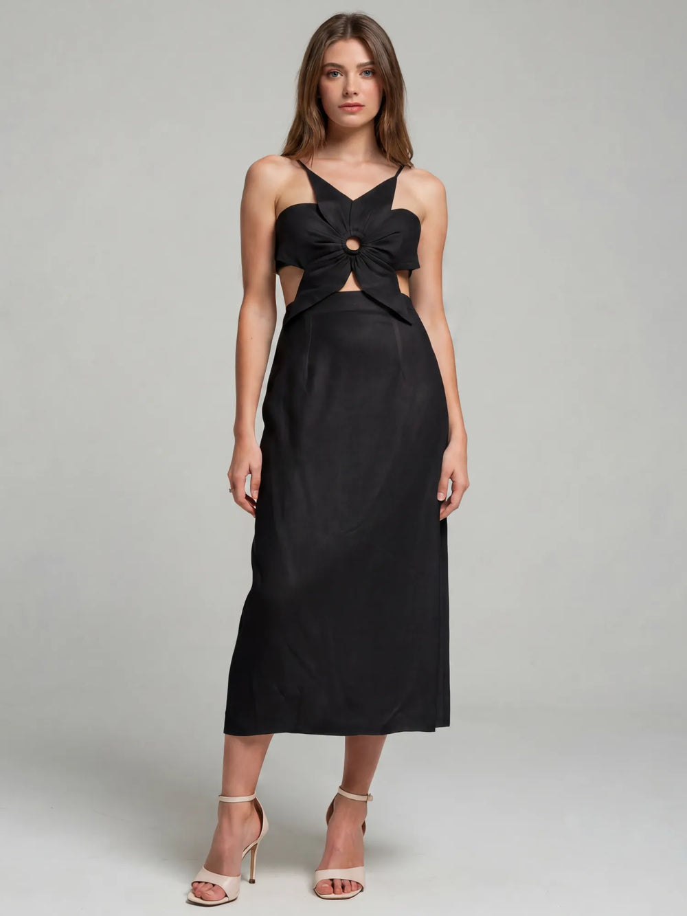 Vestido Largo Adolfina Negro