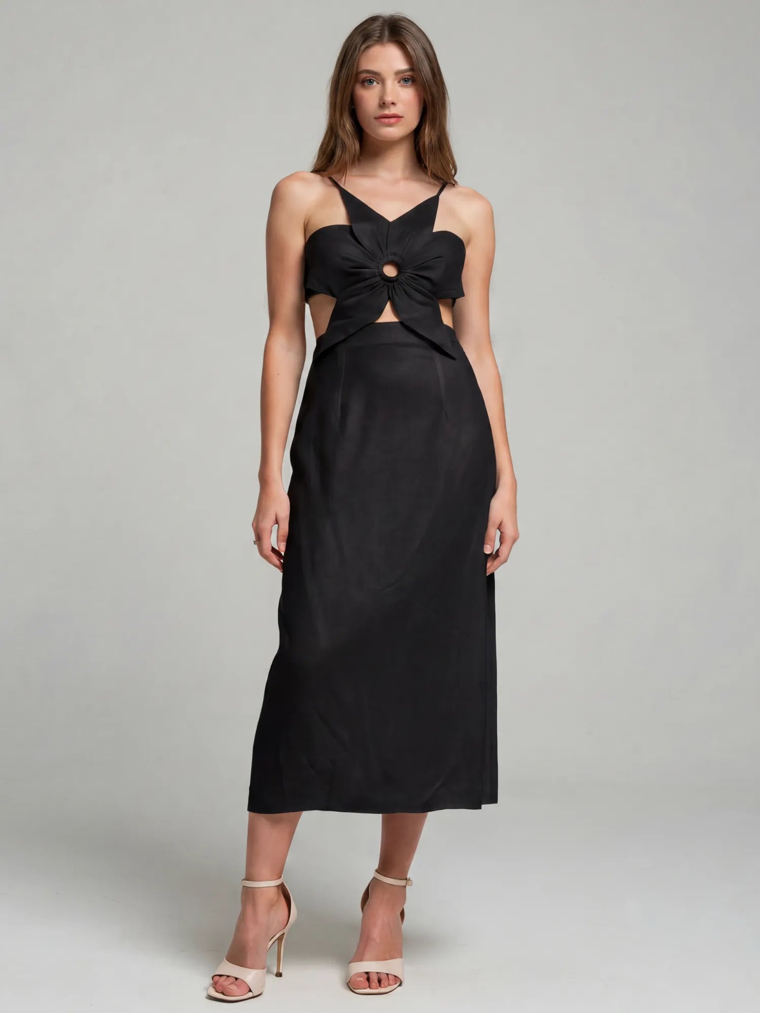 Vestido Largo Adolfina Negro