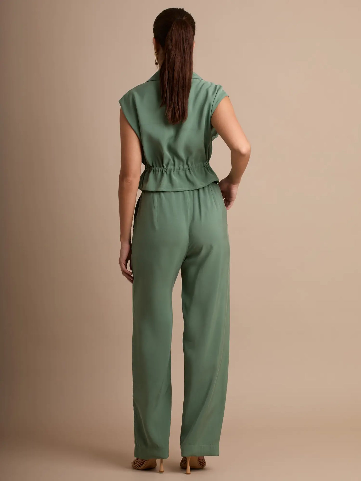 Pantalon Largo Carlina Olivo