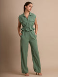 Pantalon Largo Carlina Olivo