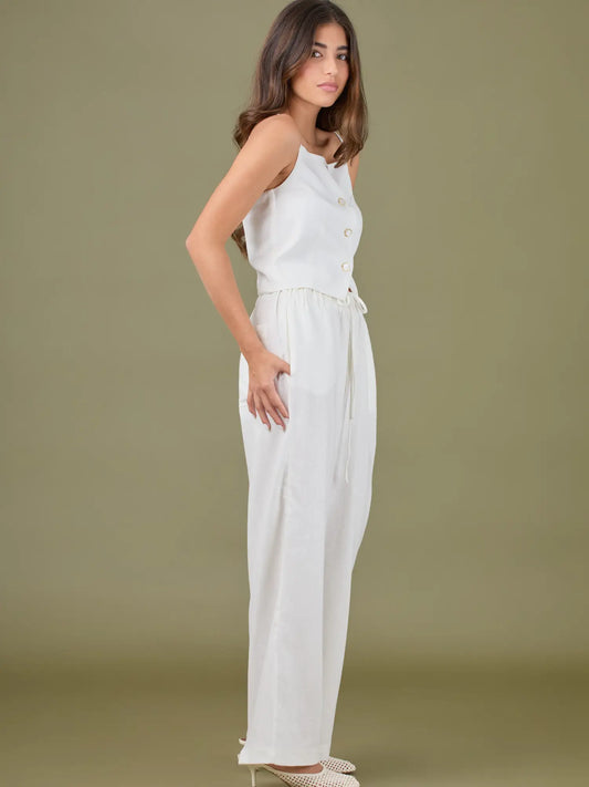 Pantalon Largo Daiquiri Blanco