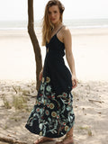 Vestido Largo Albahaca Navy