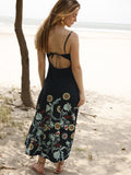 Vestido Largo Albahaca Navy