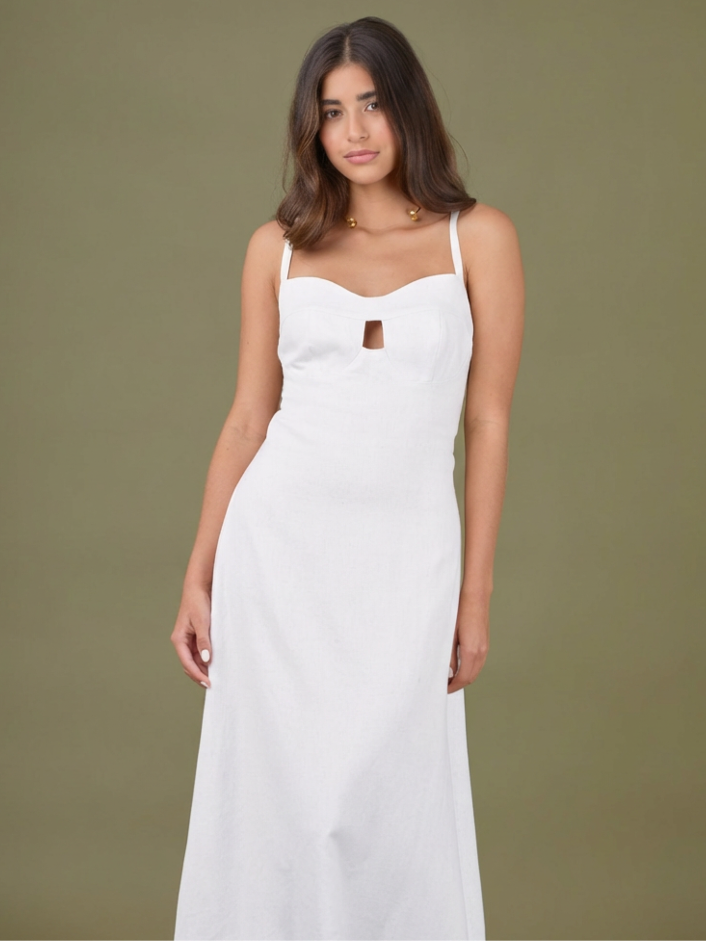 Vestido Largo Kaylin Blanco