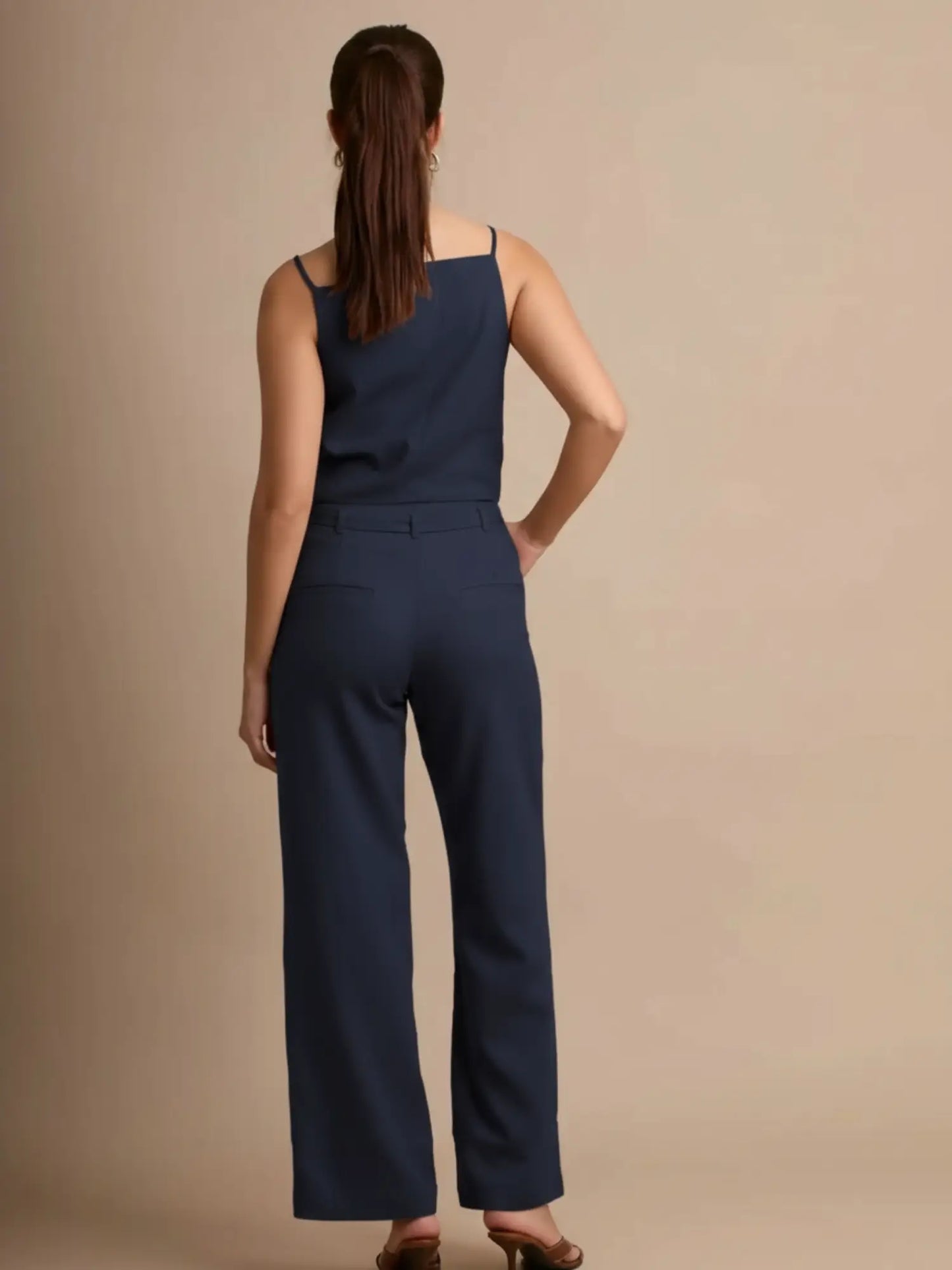 Pantalon Largo Kikie Navy