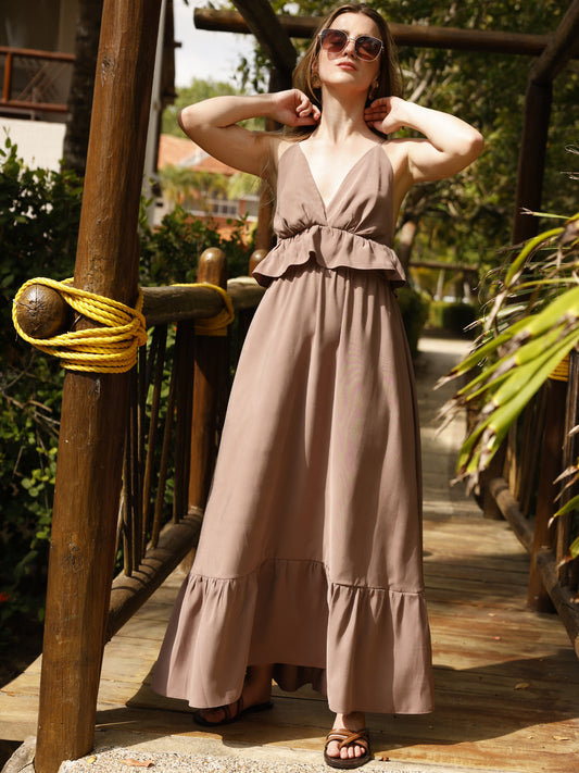 Vestido Largo Julianna Cafe