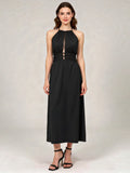 Vestido Largo Mulan Negro