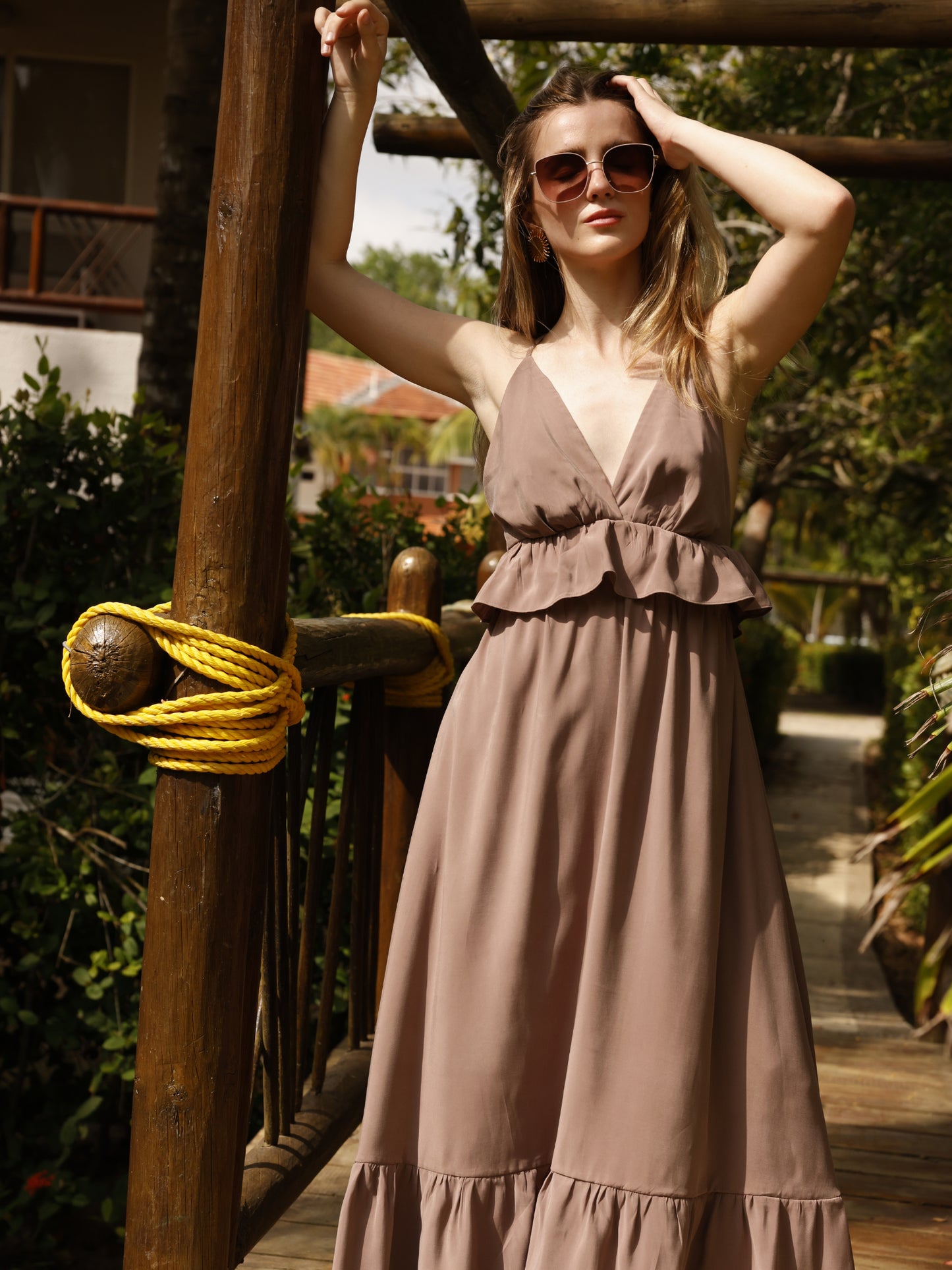 Vestido Largo Julianna Cafe