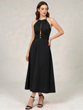 Vestido Largo Mulan Negro