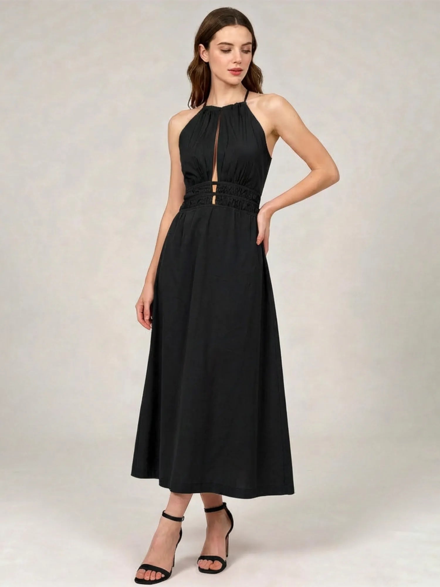 Vestido Largo Mulan Negro