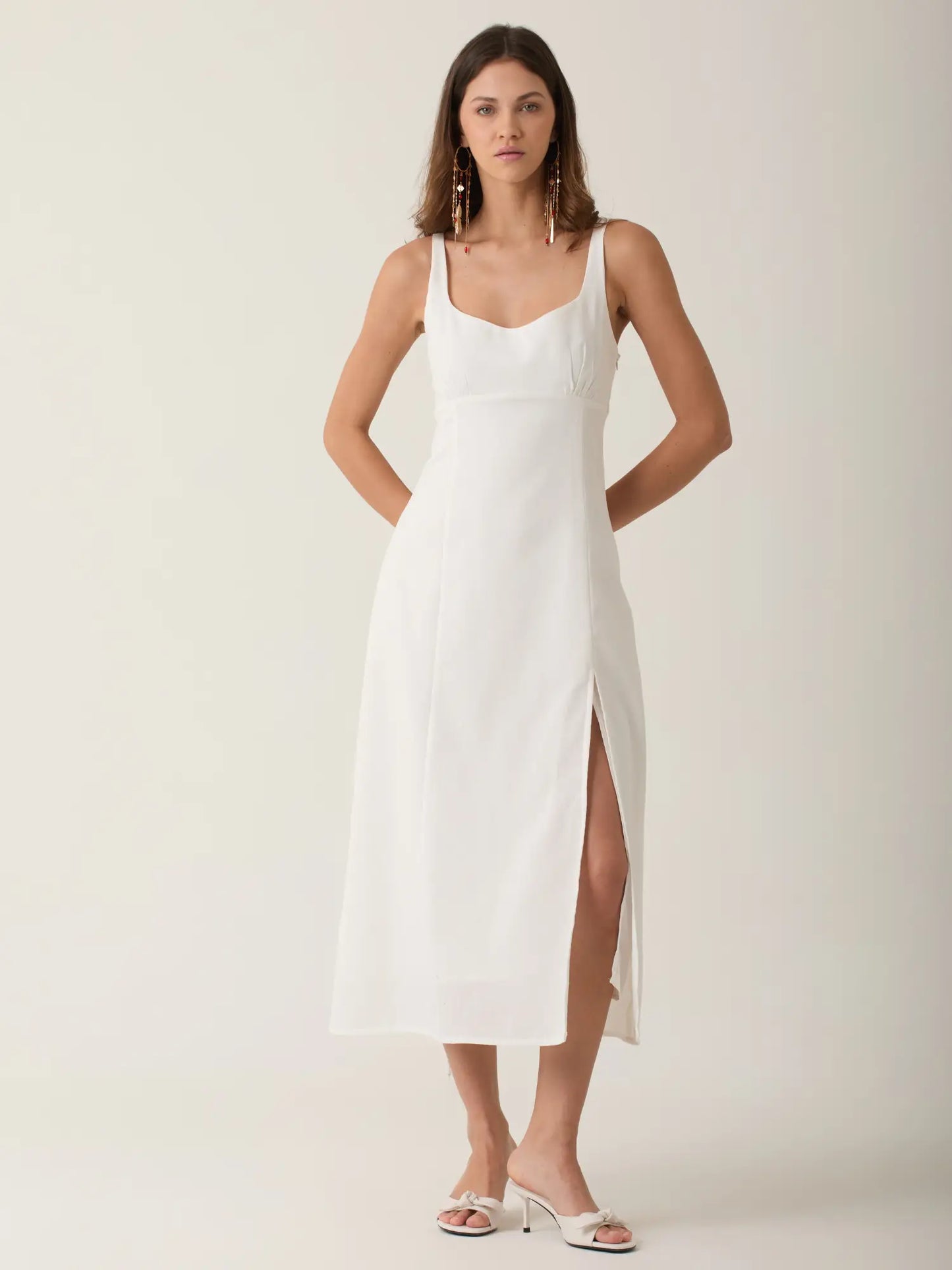 Vestido Largo Line Blanco