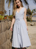 Vestido Largo Leonie Baby Blue