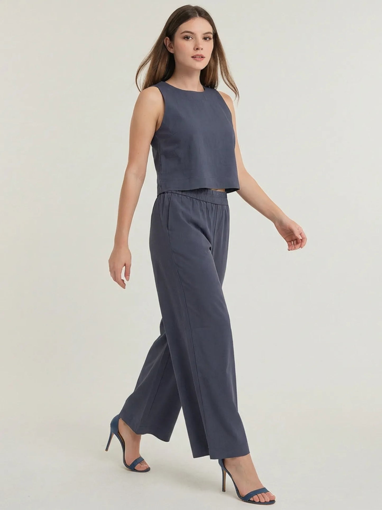 Blusa Soria Gris Oscuro