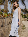 Vestido Largo Leonie Baby Blue