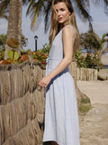 Vestido Largo Leonie Baby Blue