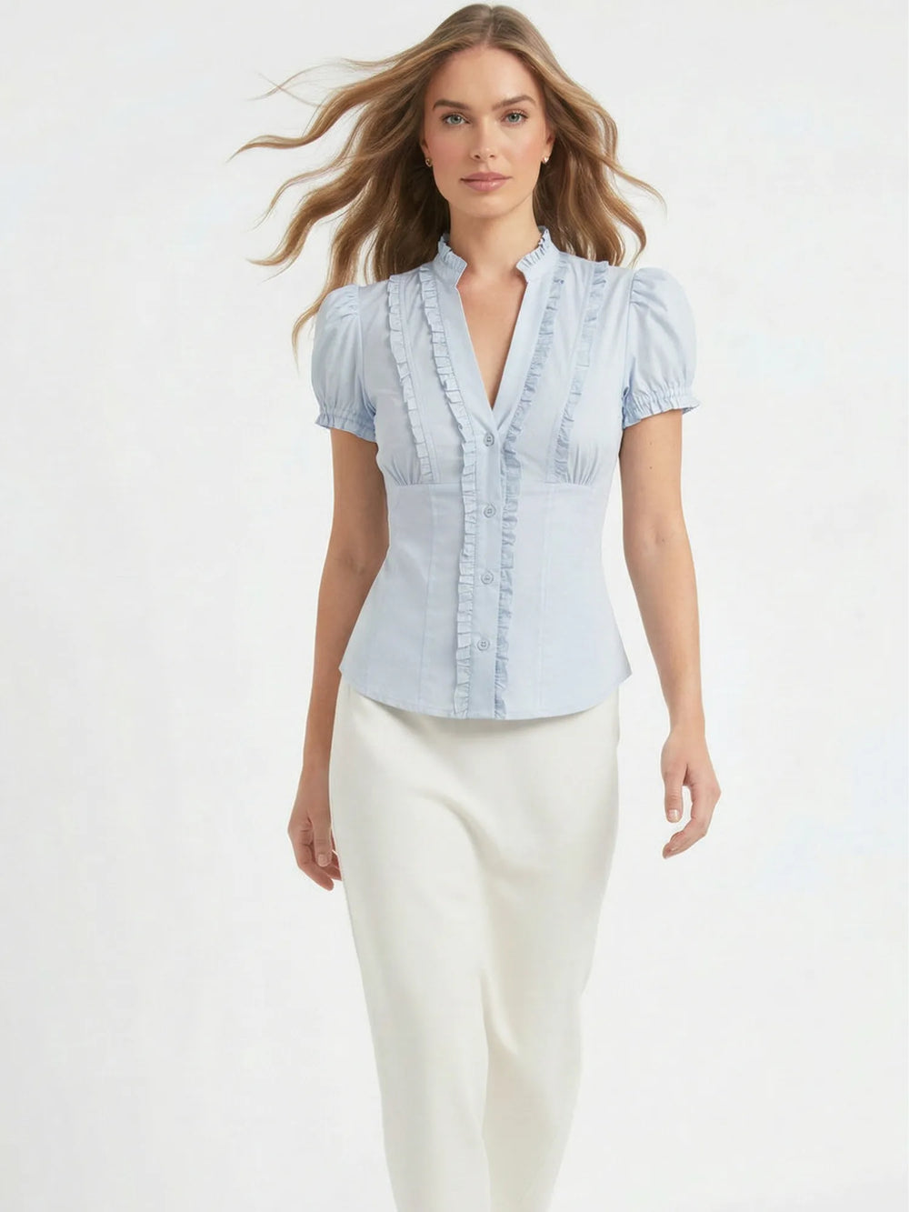 Blusa Liva Baby Blue