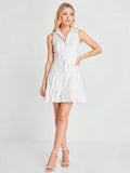 Vestido Corto Leena Blanco