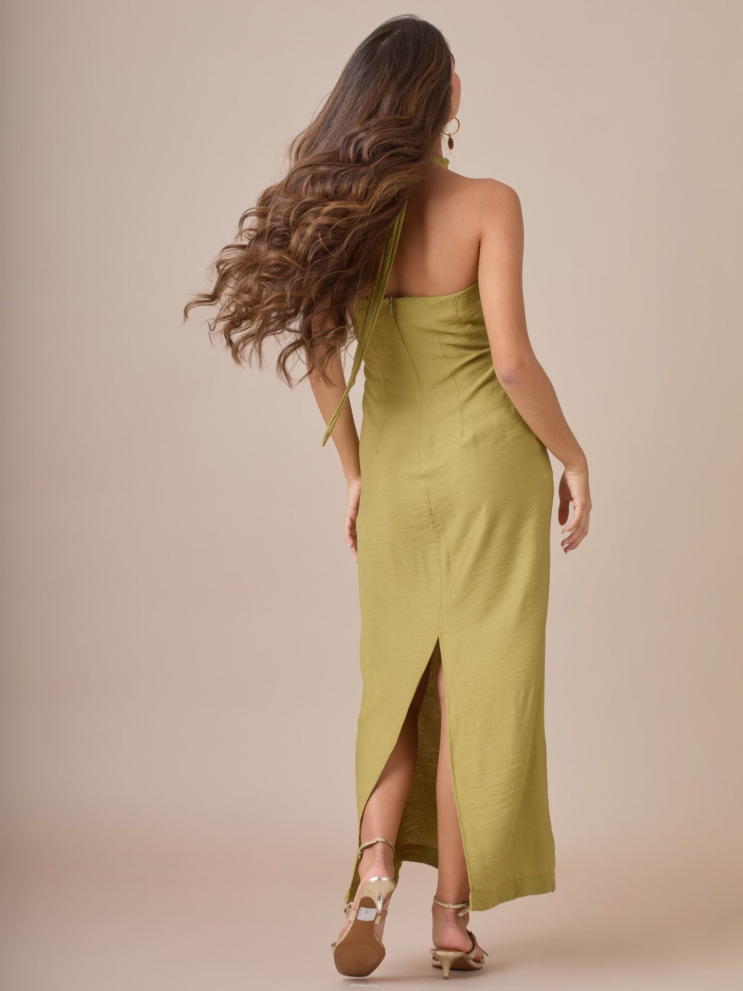 Vestido Largo Lottise Verde