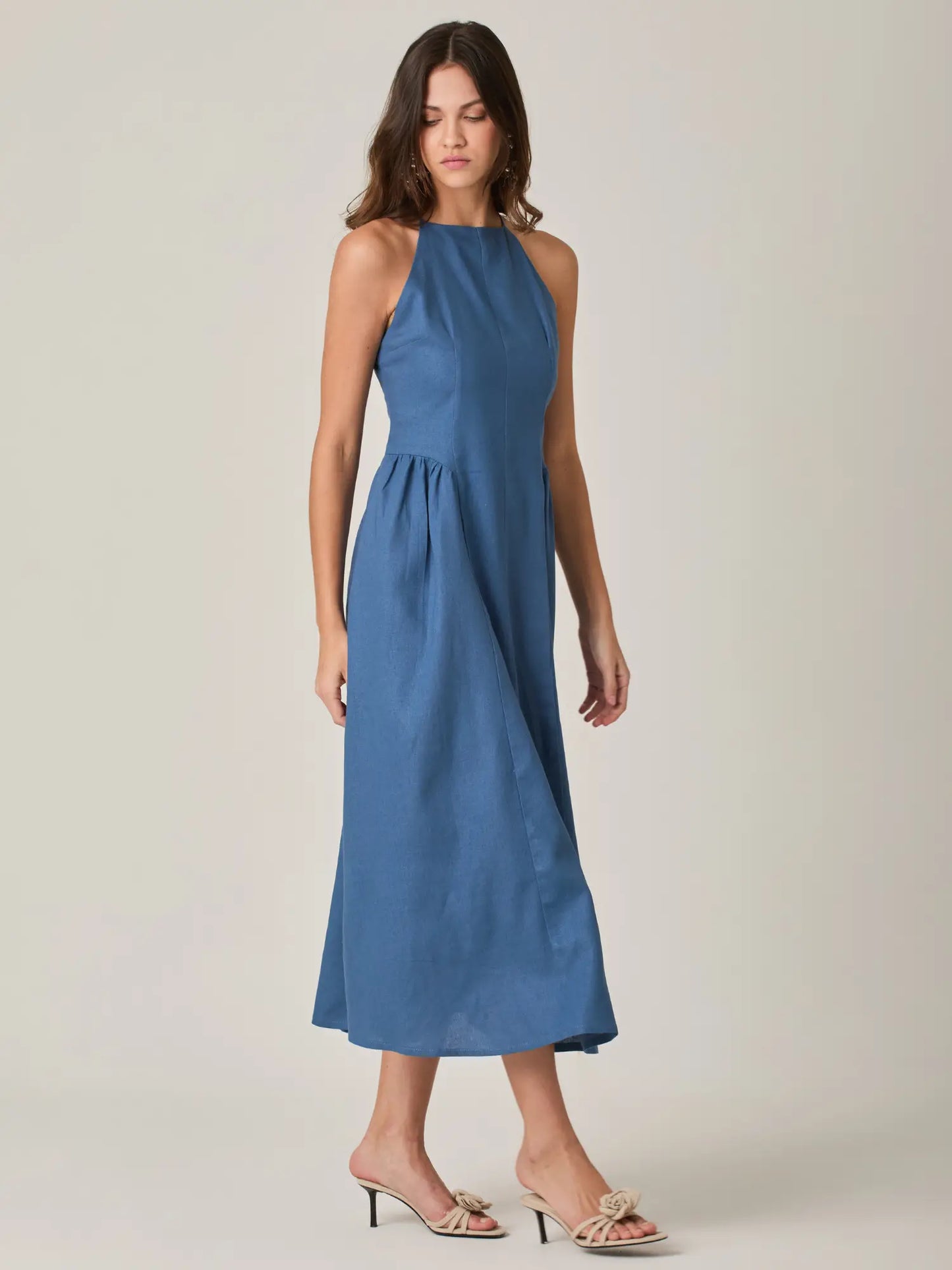 Vestido Largo Vallarta Indigo