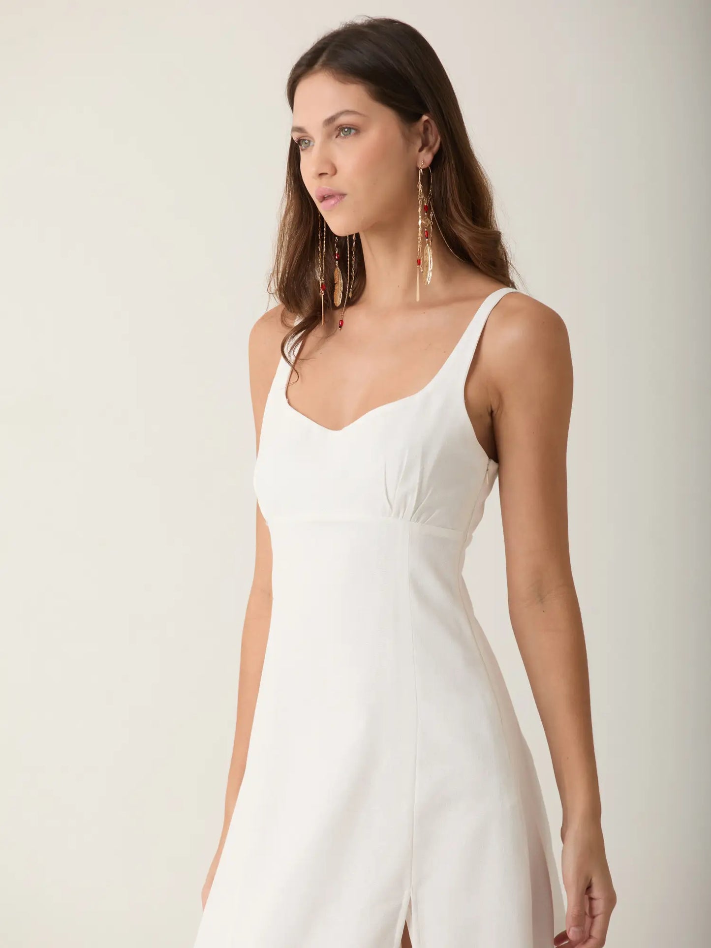 Vestido Largo Line Blanco