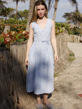 Vestido Largo Leonie Baby Blue