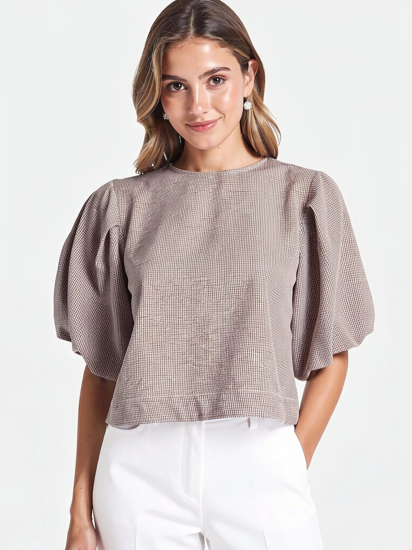 Blusa Shela Cafe