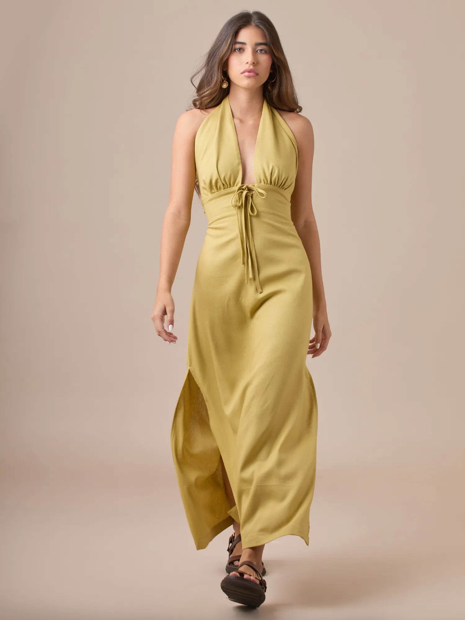 Vestido Largo Lenzi Lima