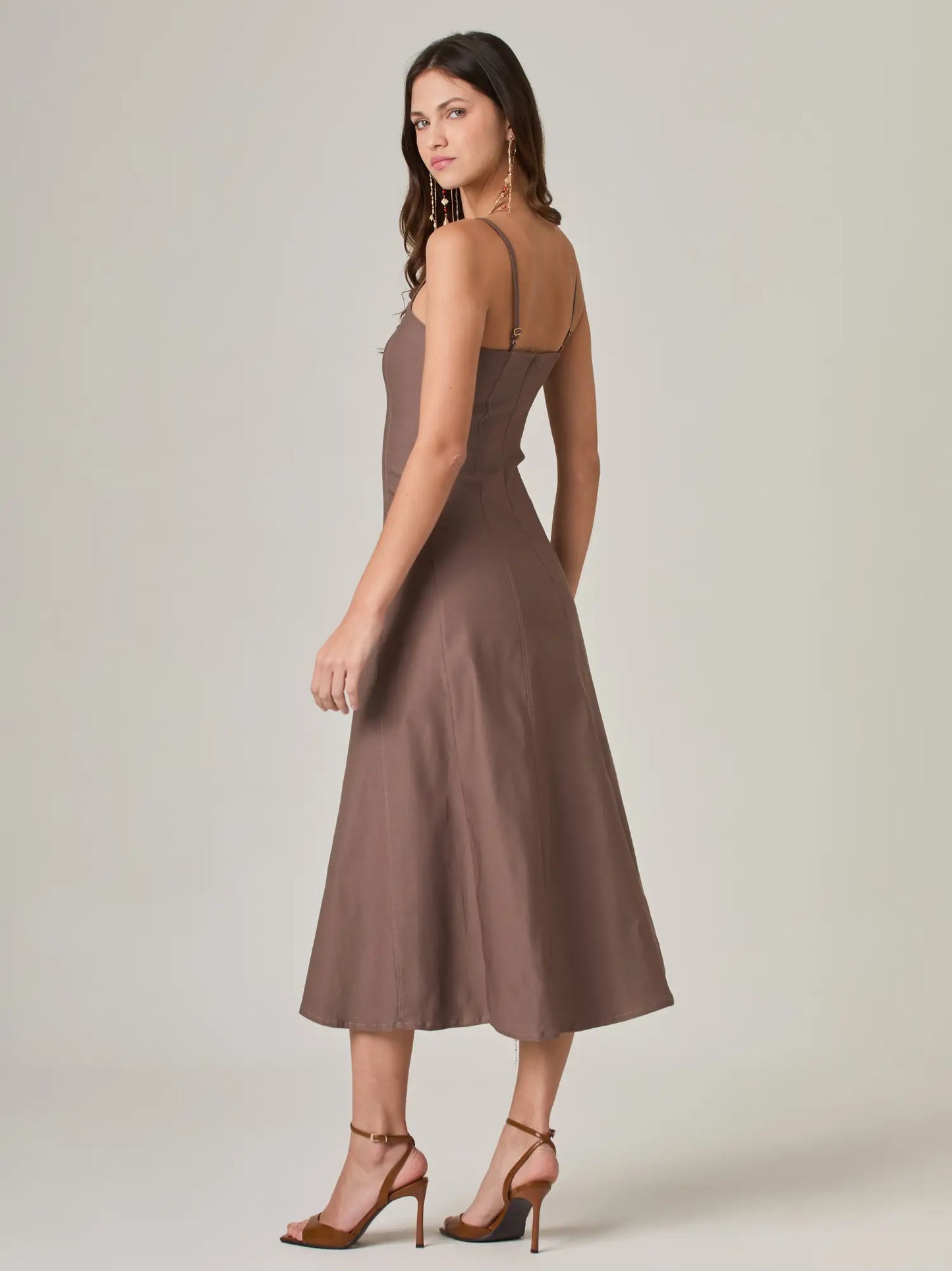 Vestido Largo Saturno Cafe