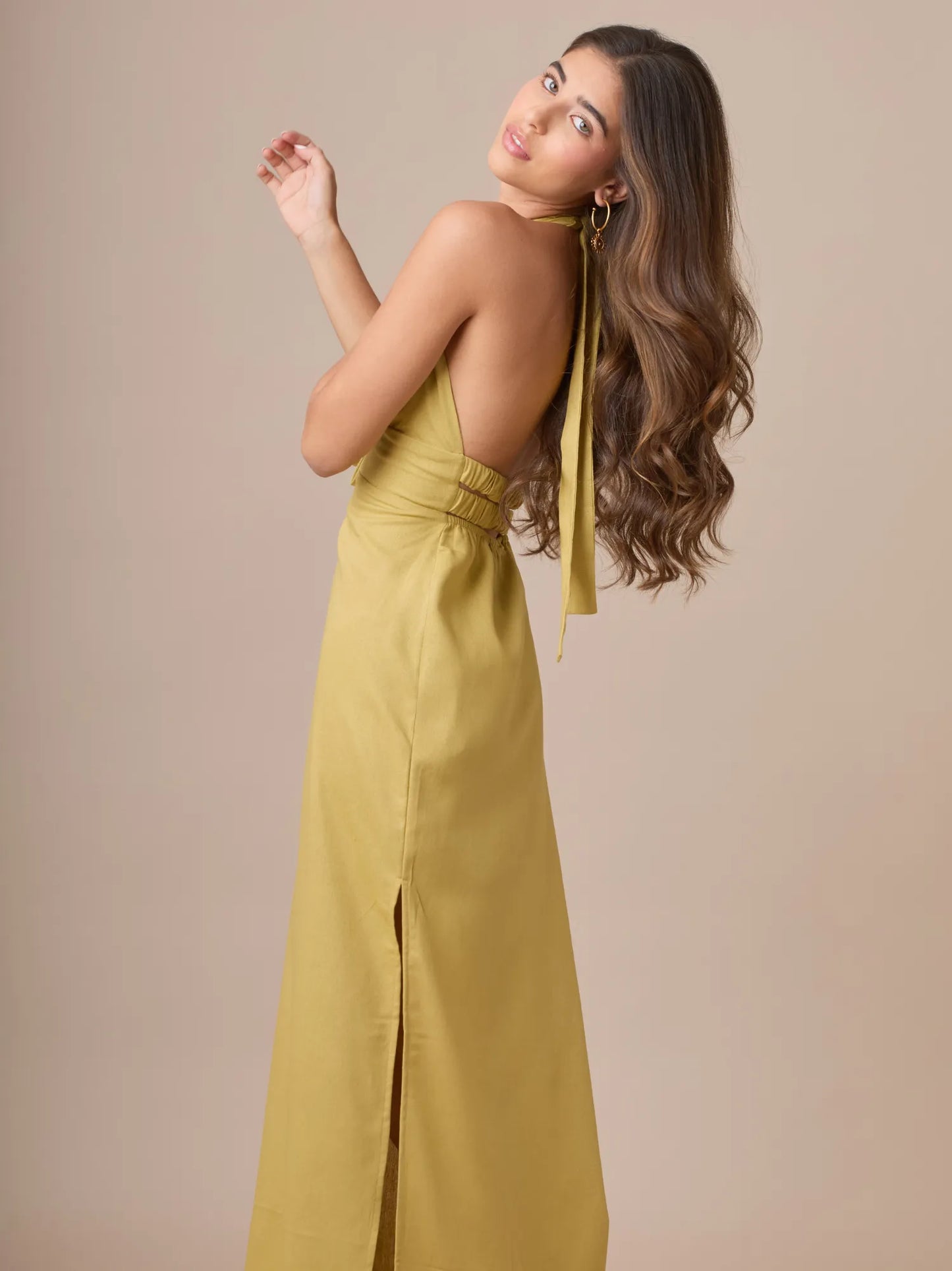 Vestido Largo Lenzi Lima