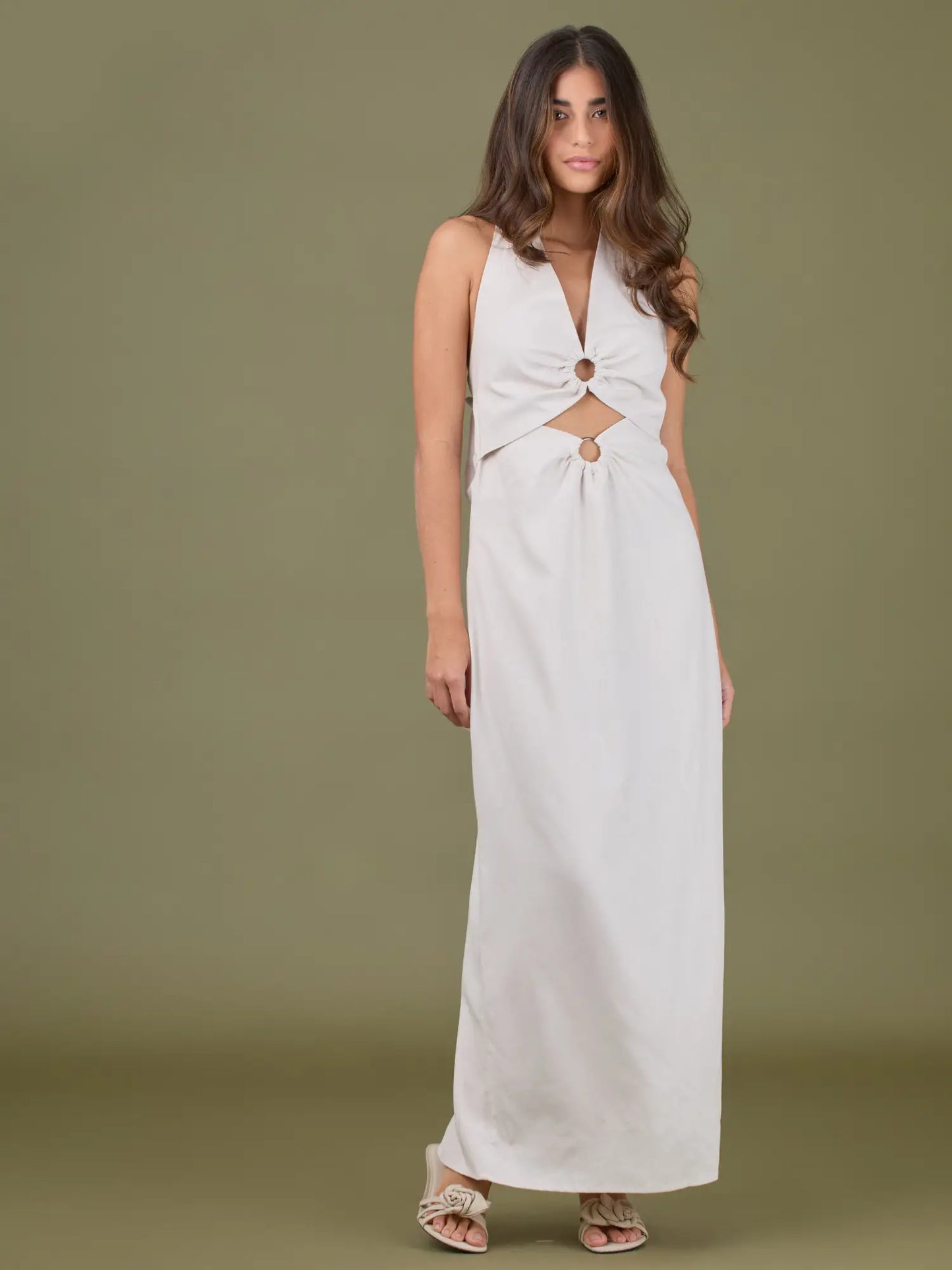 Vestido Largo Cornelia Natural