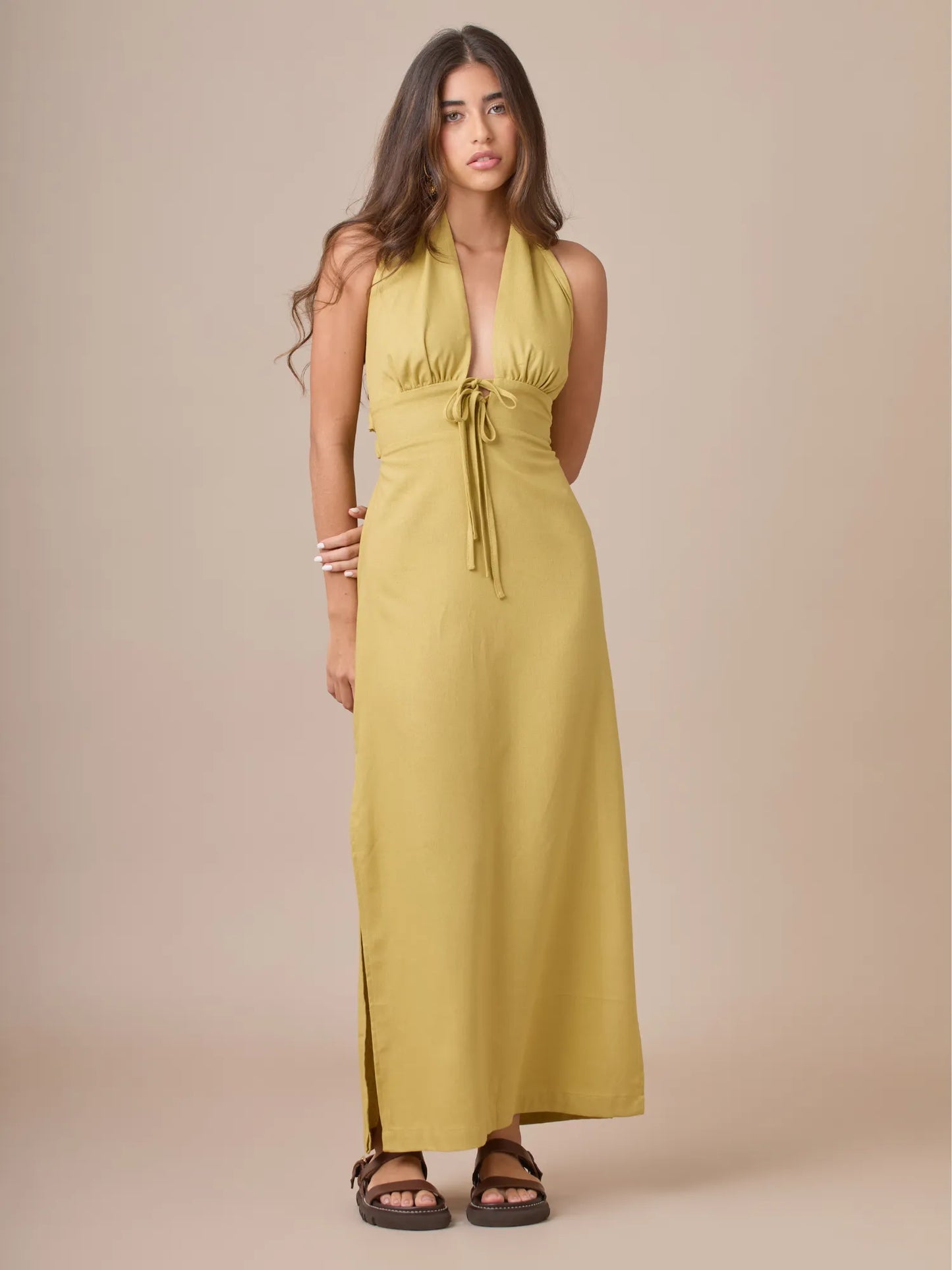 Vestido Largo Lenzi Lima