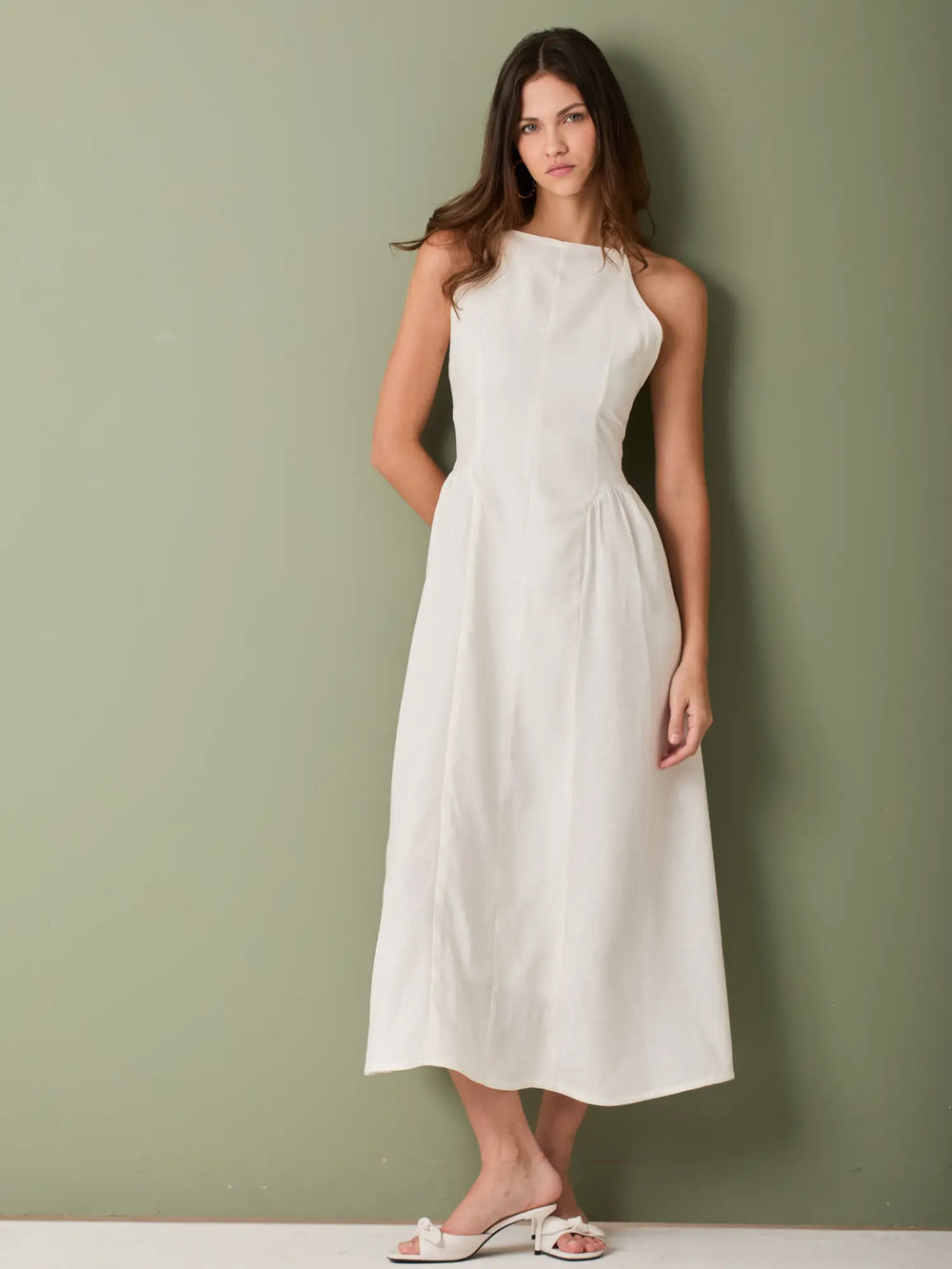 Vestido Largo Vallarta Blanco