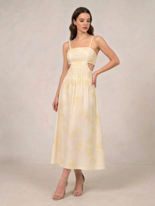 Vestido Largo Milla Amarillo