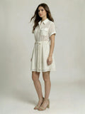 Vestido Corto Naga Blanco