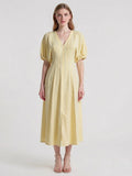 Vestido Largo Clare Amarillo