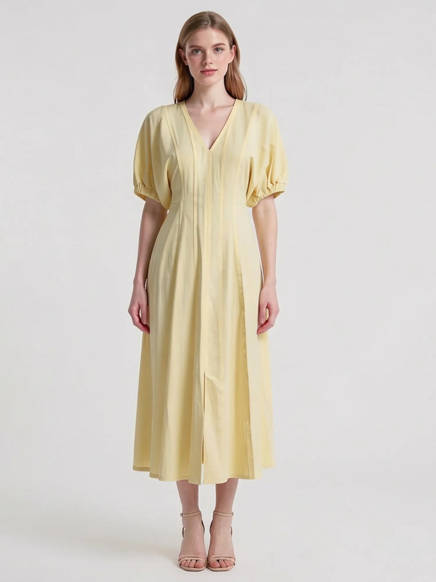 Vestido Largo Clare Amarillo
