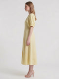 Vestido Largo Clare Amarillo