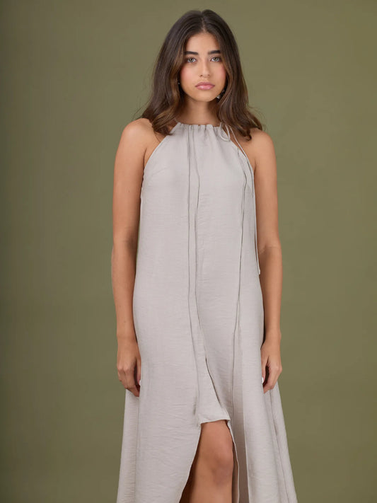 Vestido Largo Saldana Sand