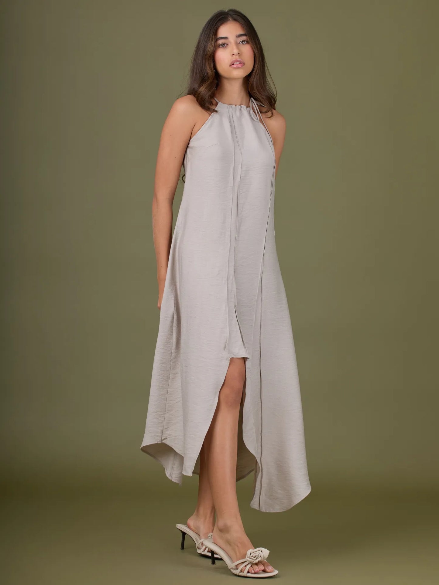 Vestido Largo Saldana Sand