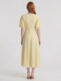 Vestido Largo Clare Amarillo