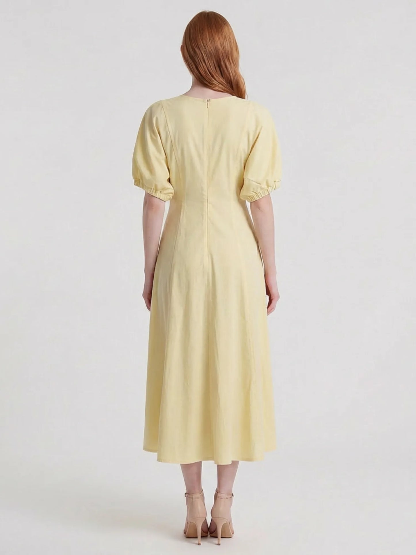 Vestido Largo Clare Amarillo