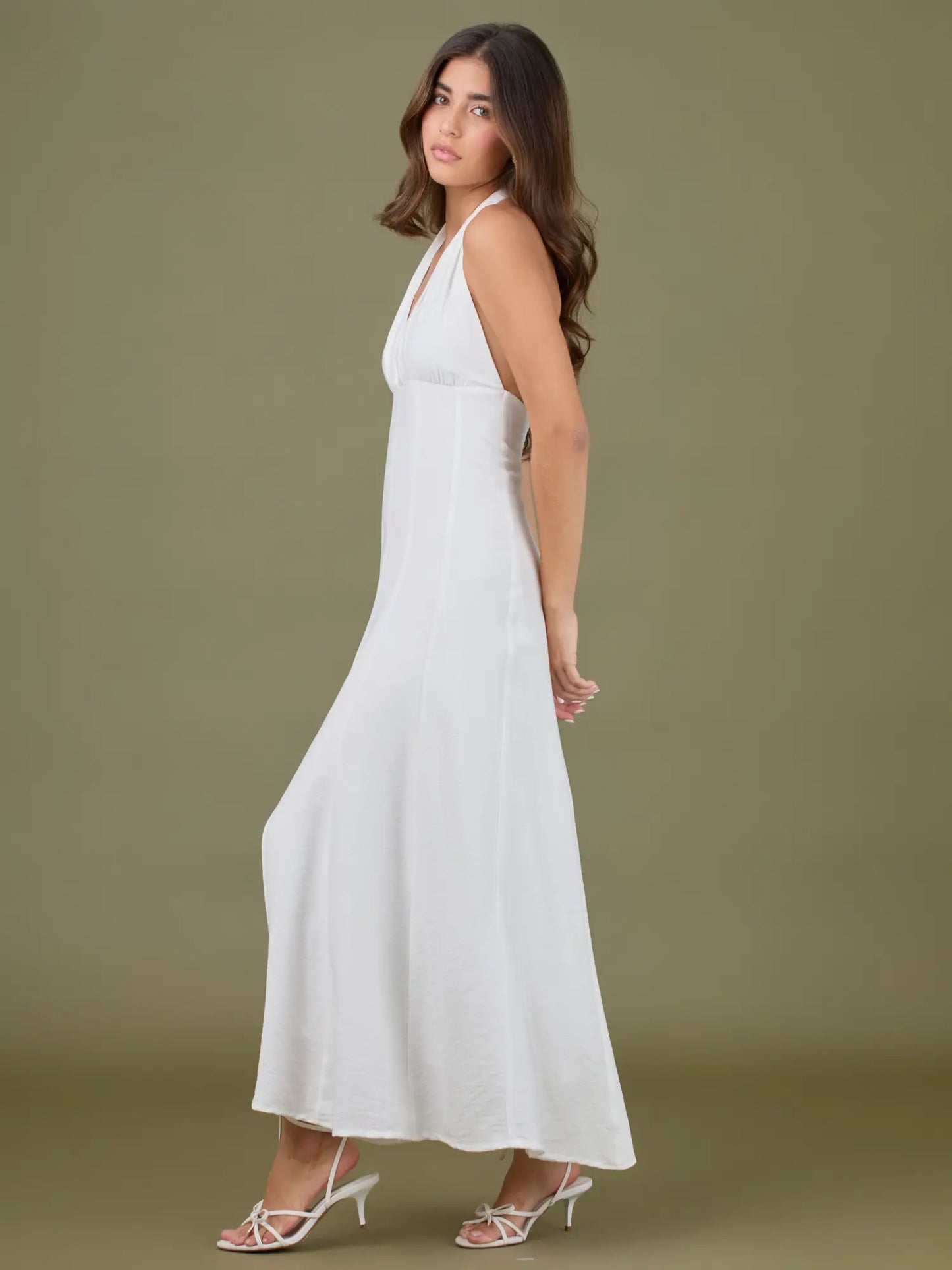 Vestido Largo Francesa Blanco