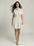 Vestido Corto Naga Blanco