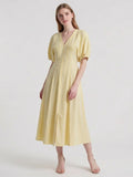 Vestido Largo Clare Amarillo