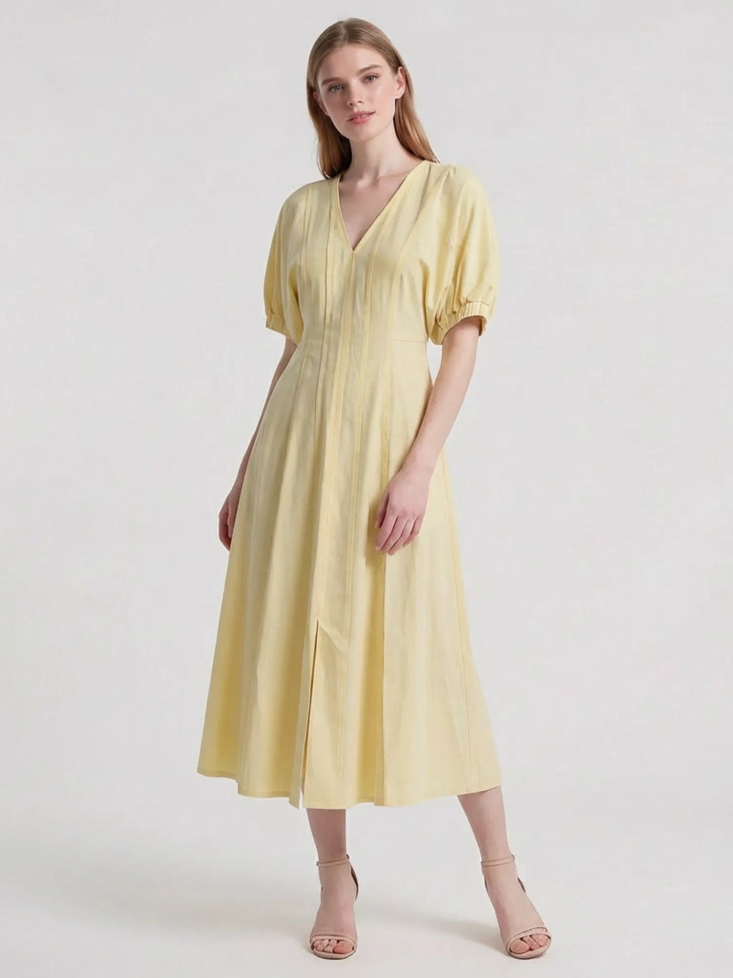 Vestido Largo Clare Amarillo